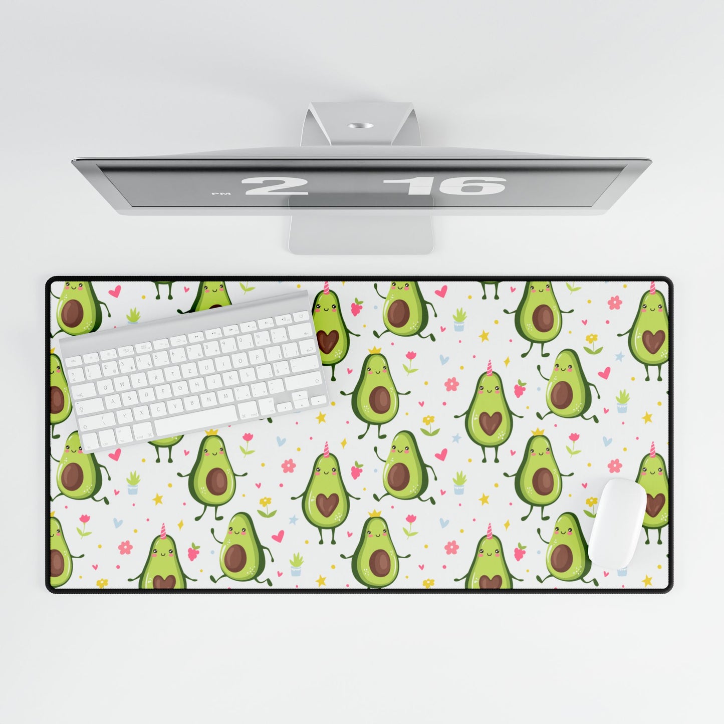 Desk Mat - Cute Avocado