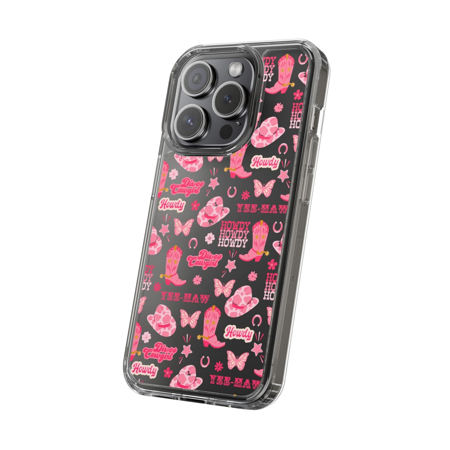 Cute Cowgirl - Clear Phone Case