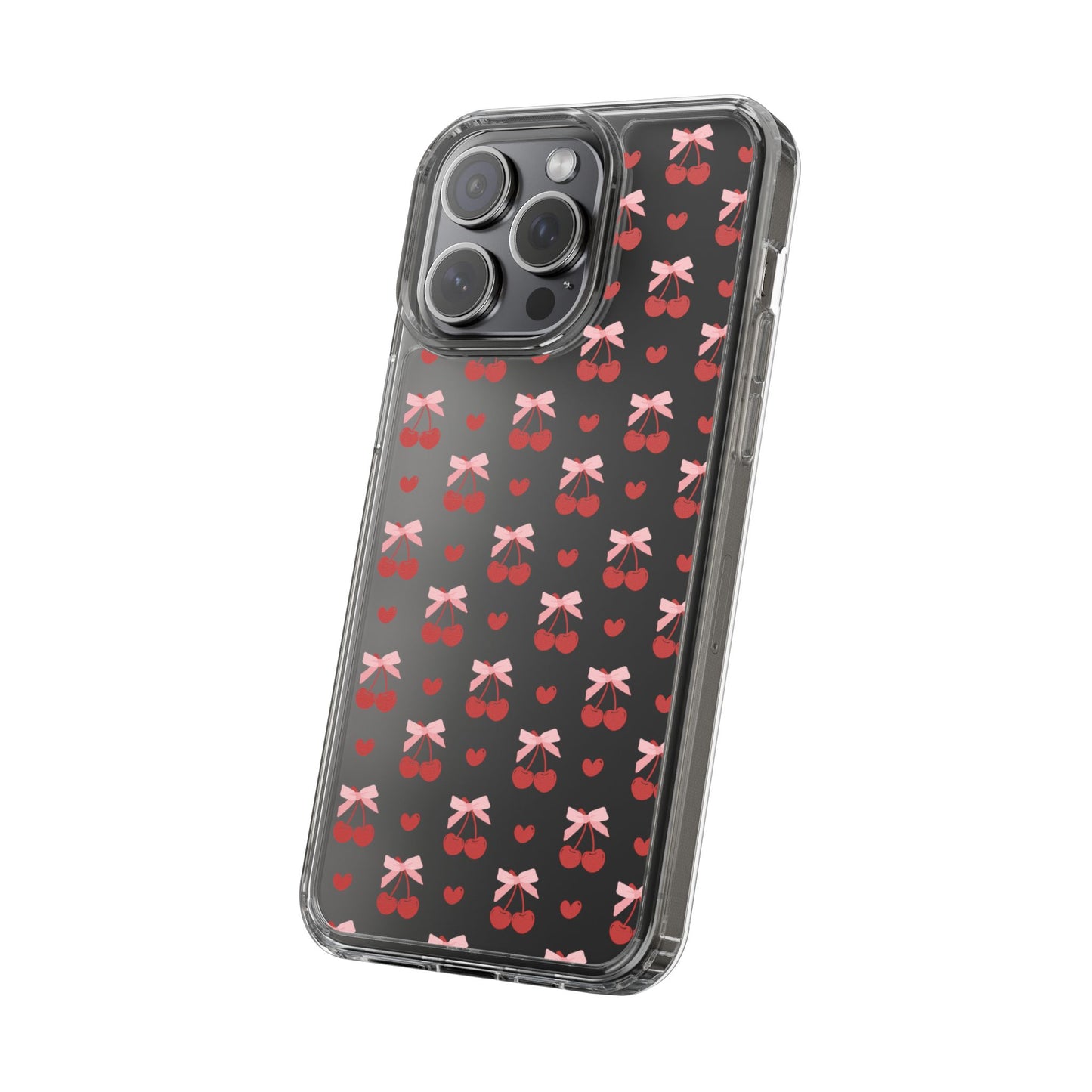 Cute Cherry - Clear Phone Case