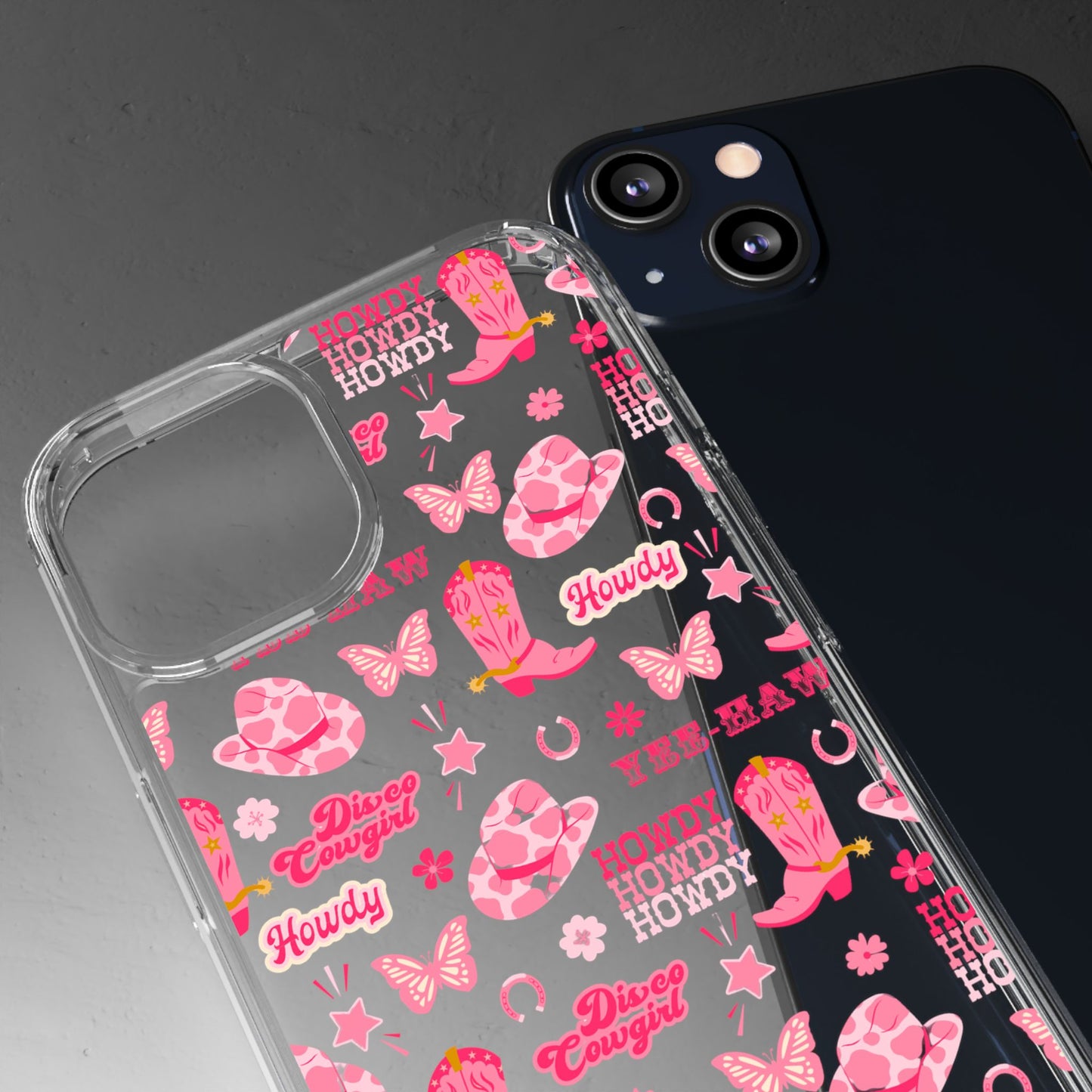 Cute Cowgirl - Clear Phone Case