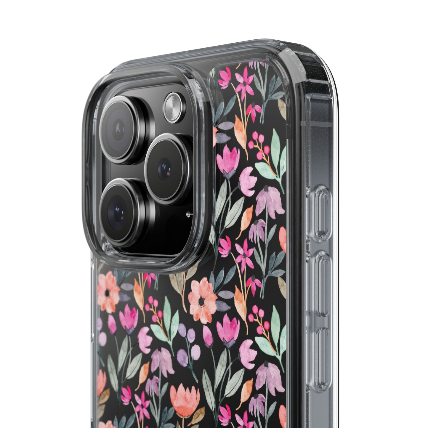 Floral - Clear Phone Case