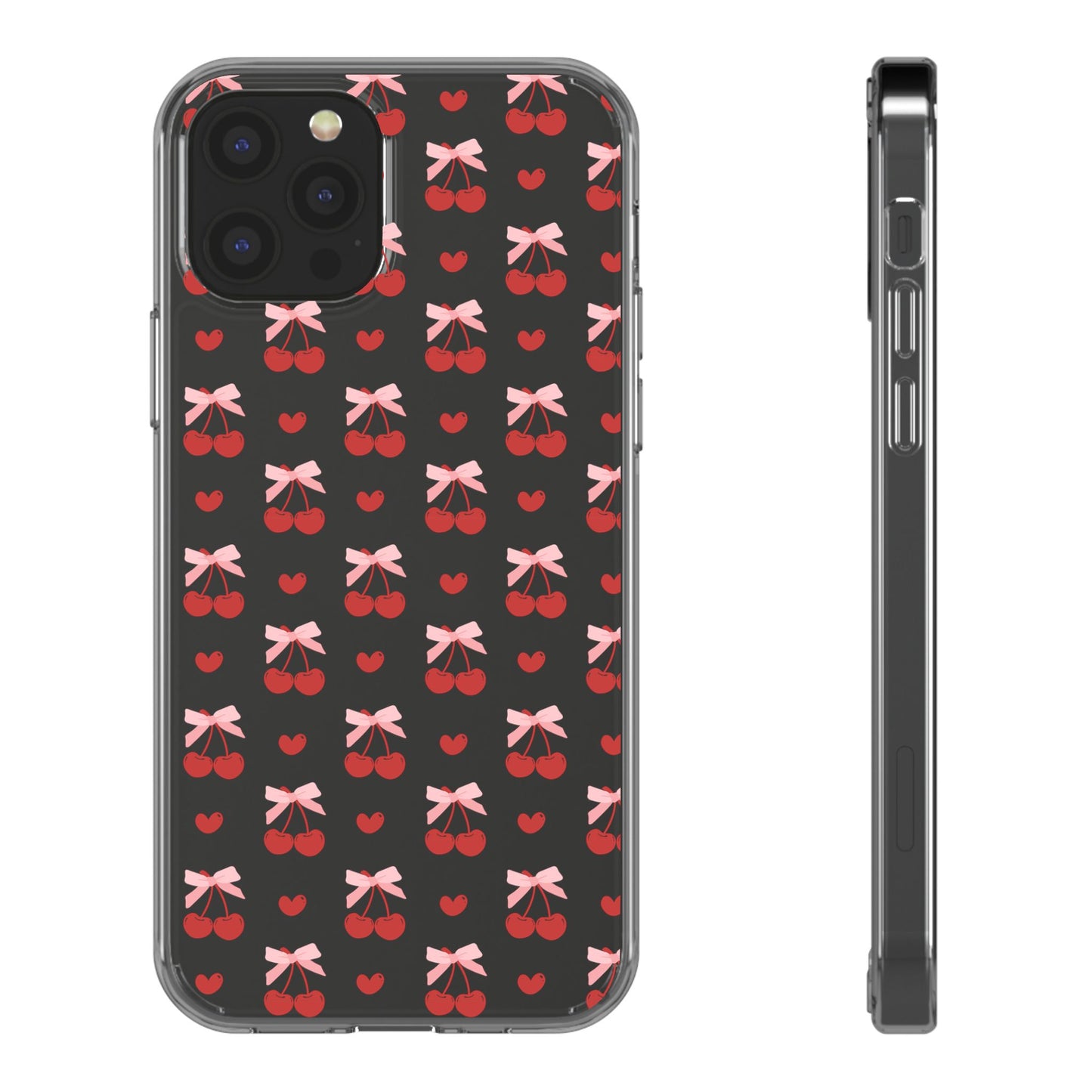 Cute Cherry - Clear Phone Case