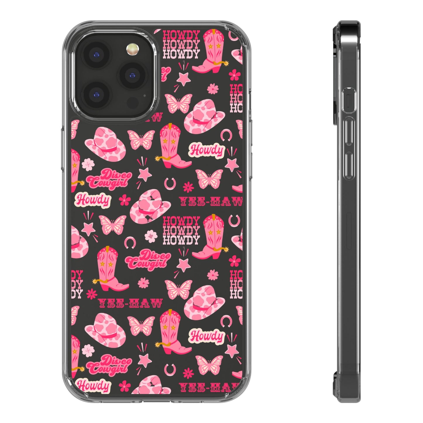 Cute Cowgirl - Clear Phone Case
