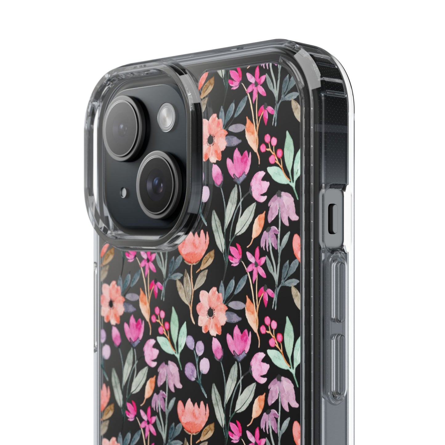 Floral - Clear Phone Case