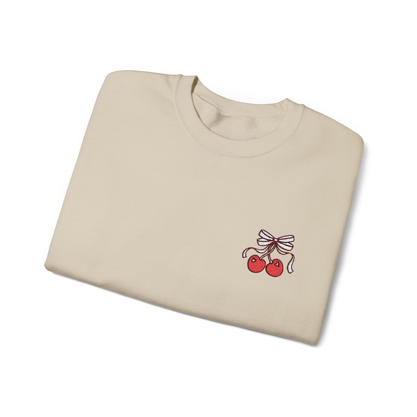 Cherry Embroidered - Sweatshirt