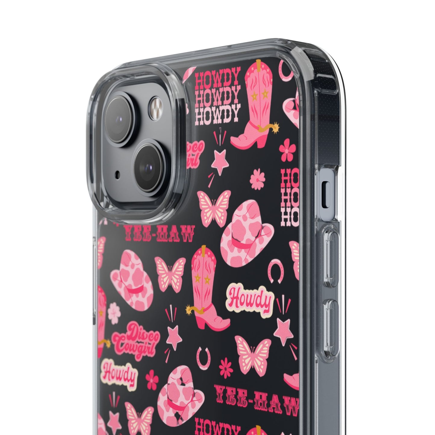 Cute Cowgirl - Clear Phone Case
