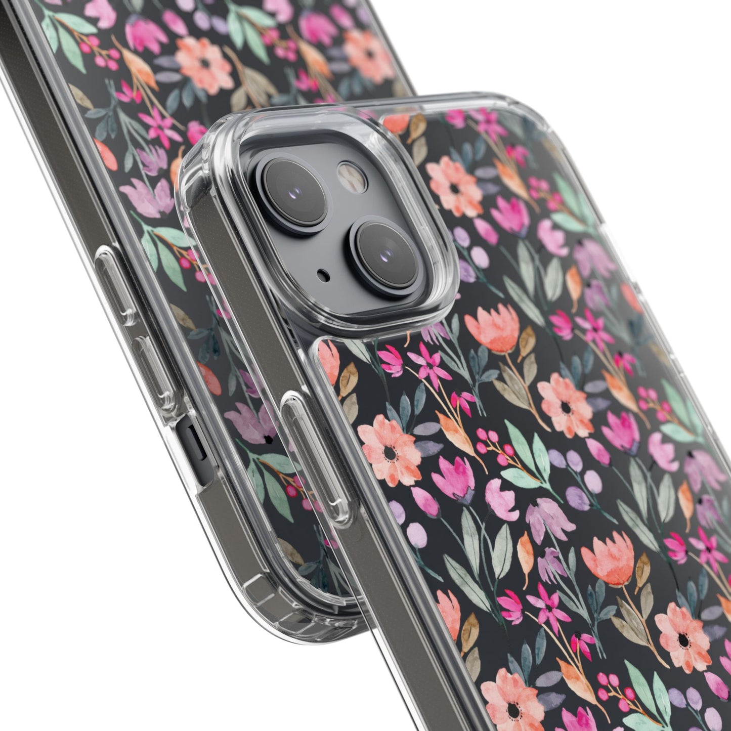 Floral - Clear Phone Case