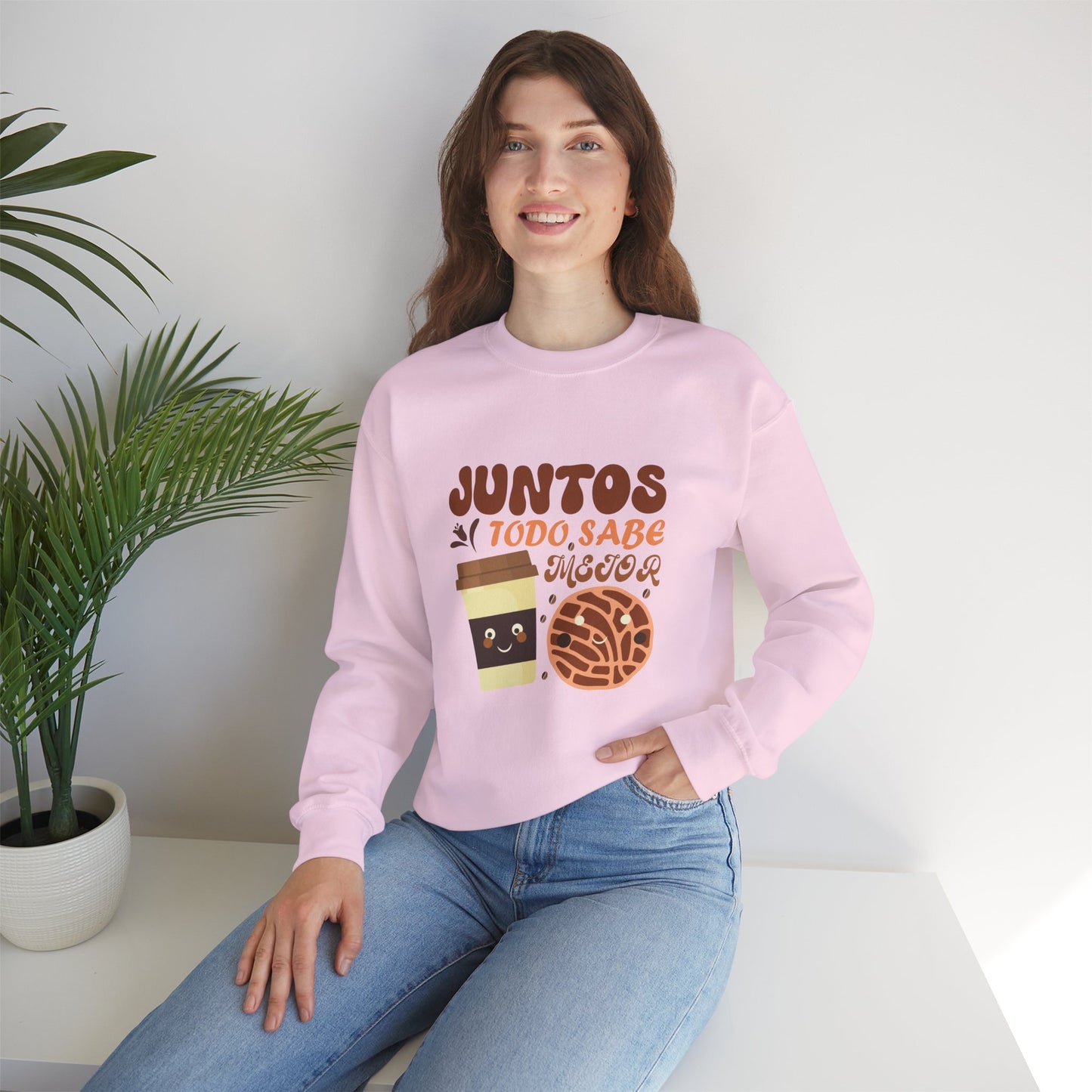 Juntos Todo Sabe Mejor Sweatshirt