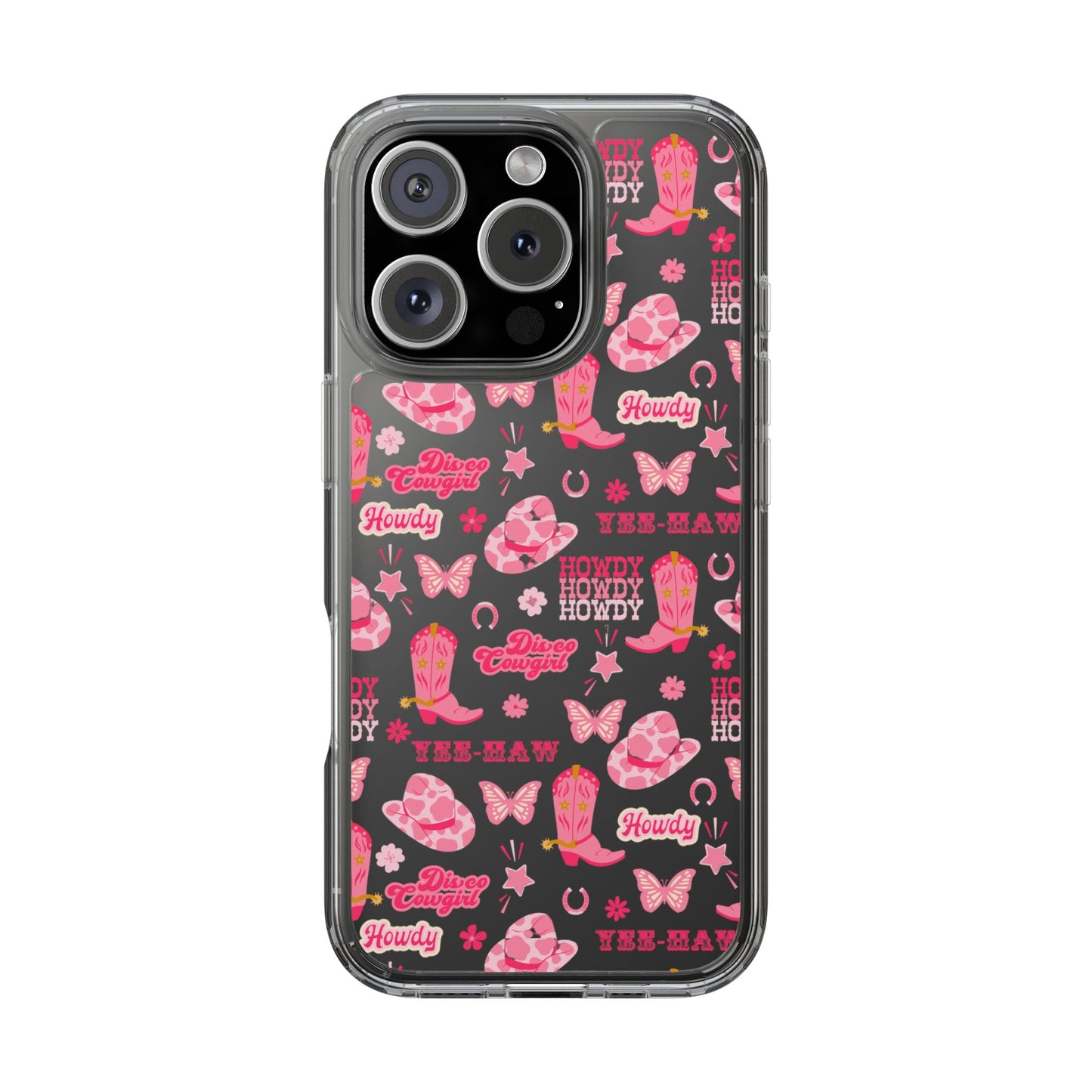 Cute Cowgirl - Clear Phone Case
