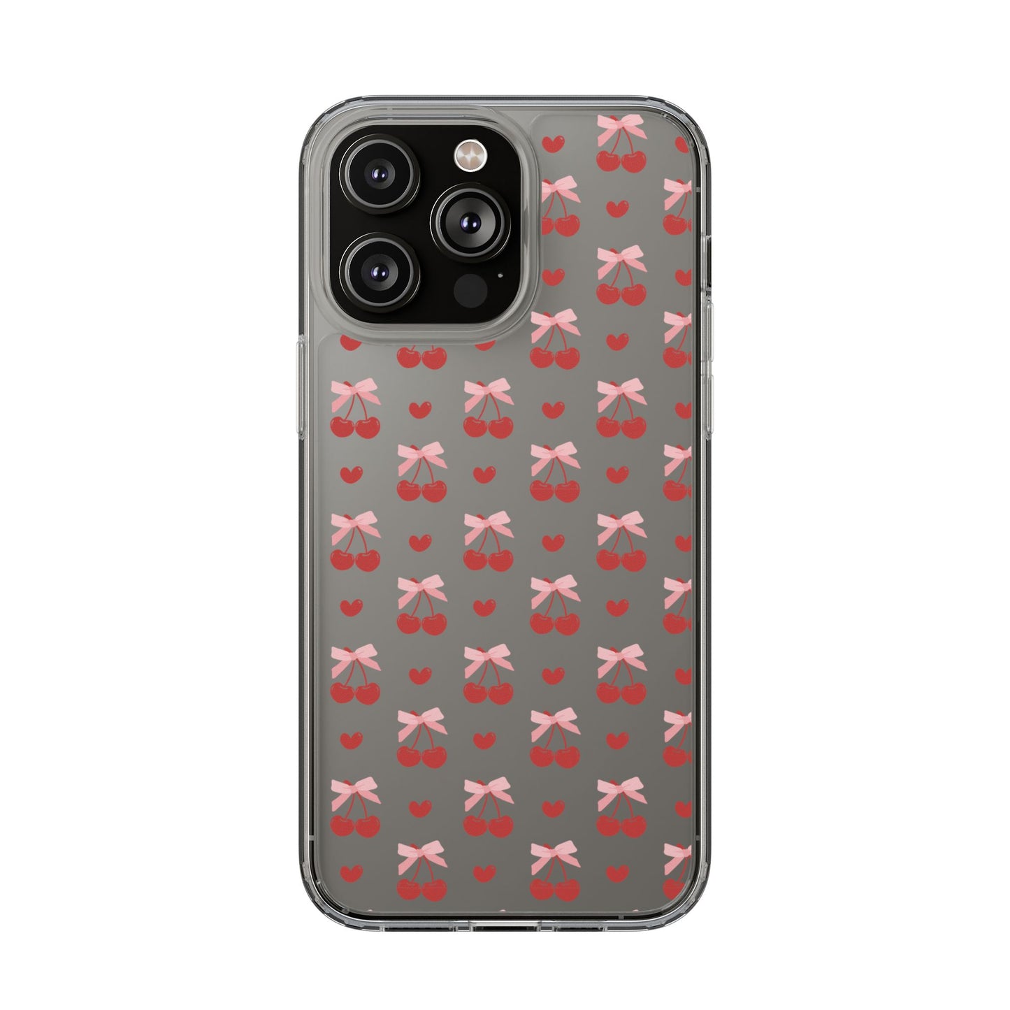 Cute Cherry - Clear Phone Case
