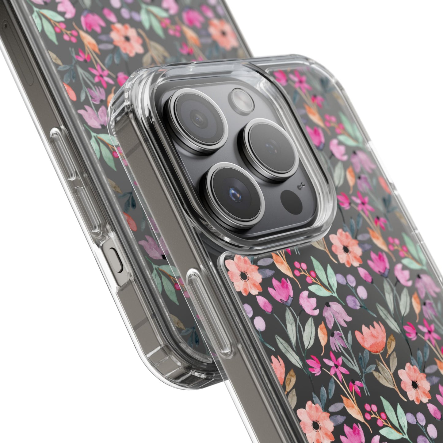 Floral - Clear Phone Case