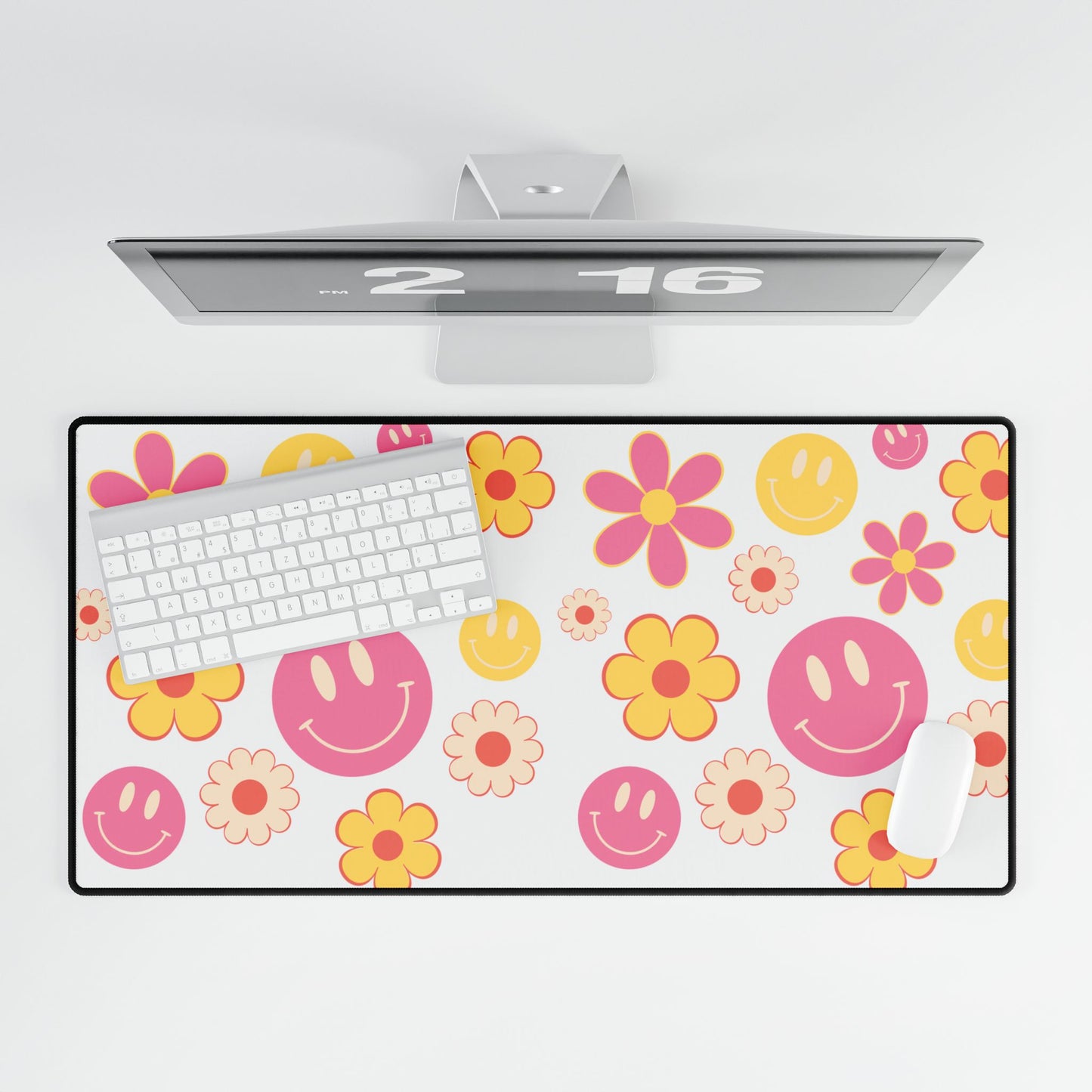 Desk Mat - Floral Smile