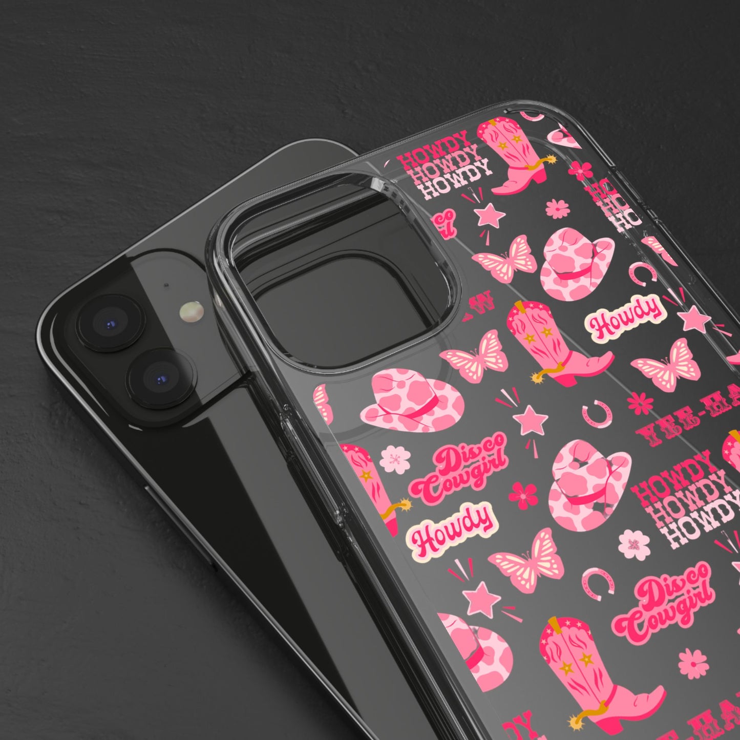 Cute Cowgirl - Clear Phone Case
