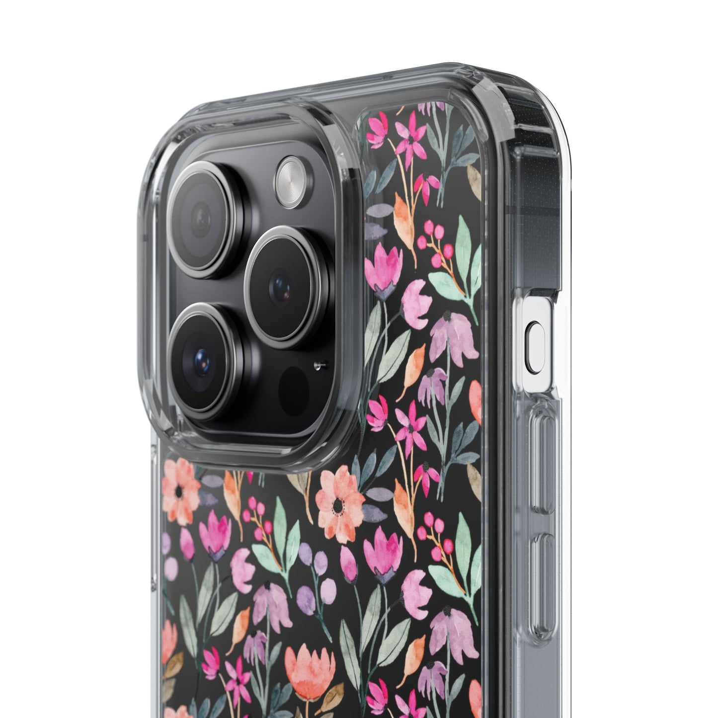 Floral - Clear Phone Case