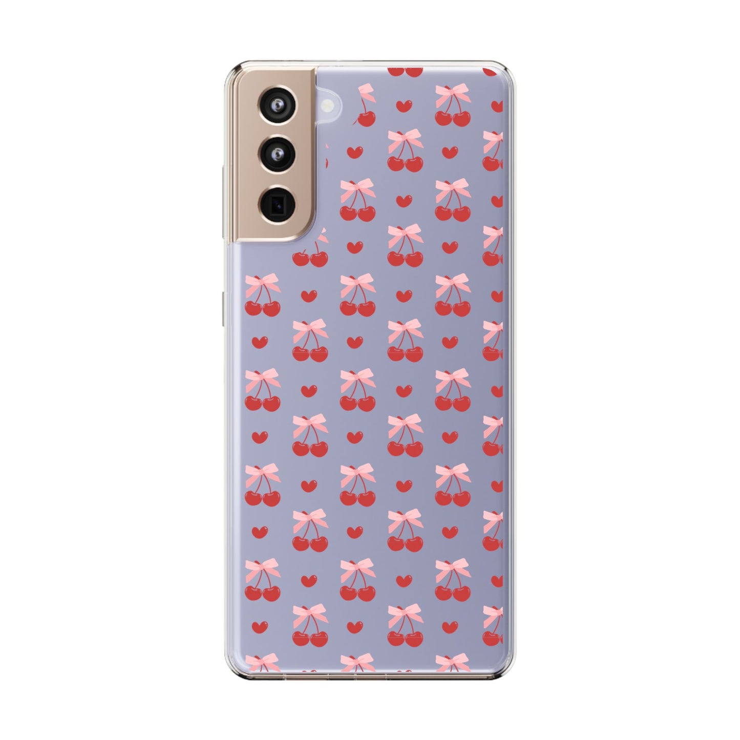 Cute Cherry - Clear Phone Case