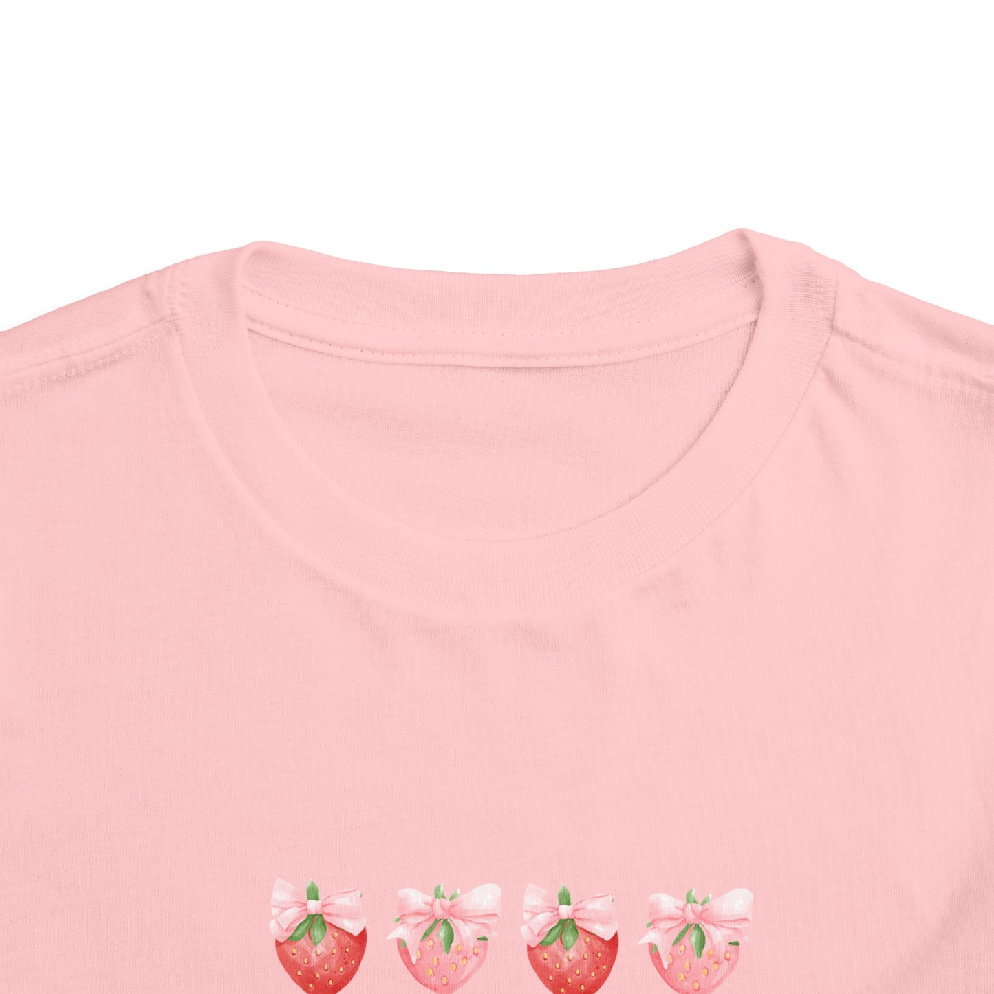 Cute Strawberry Toddler Short Sleeve Tee