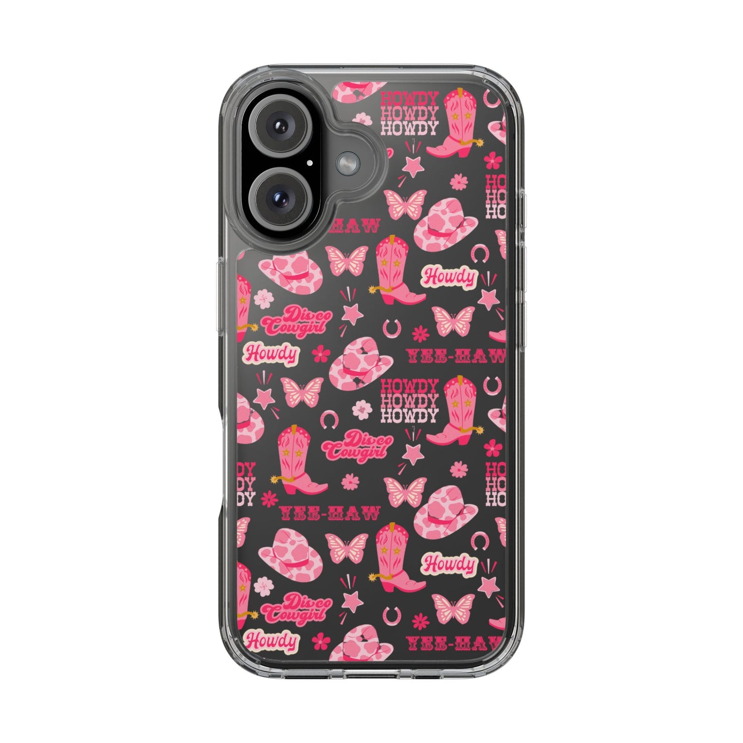 Cute Cowgirl - Clear Phone Case