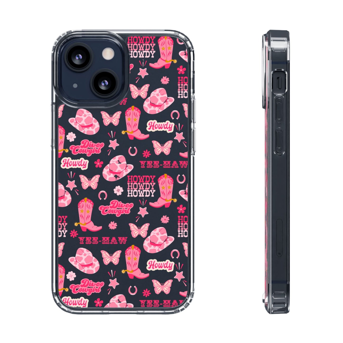 Cute Cowgirl - Clear Phone Case