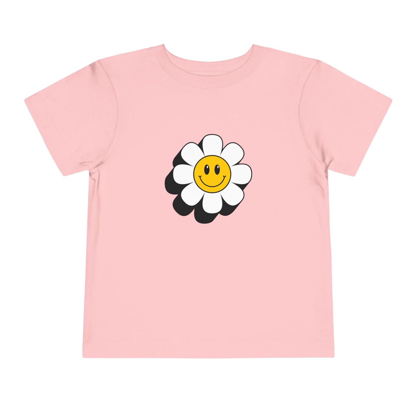 Smiley Daisy Toddler Short Sleeve Tee