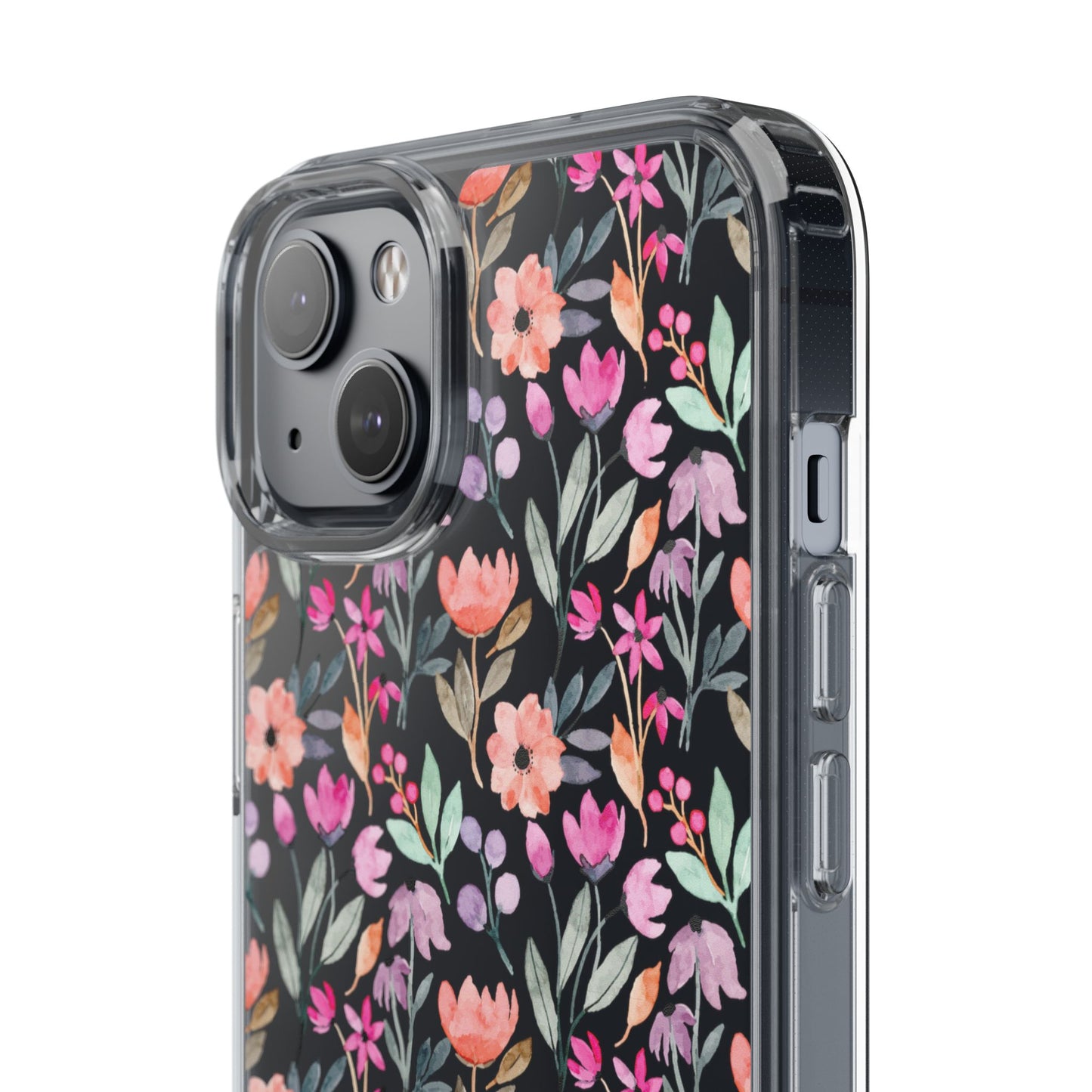 Floral - Clear Phone Case