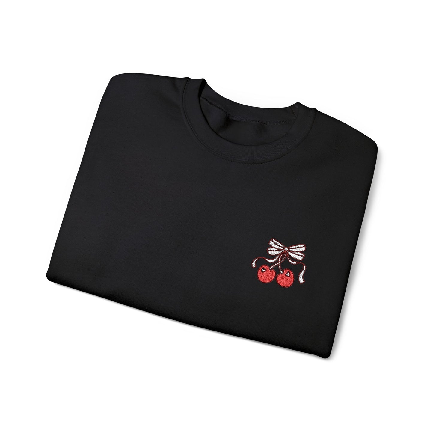 Cherry Embroidered - Sweatshirt