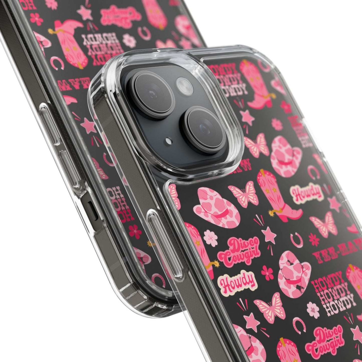 Cute Cowgirl - Clear Phone Case
