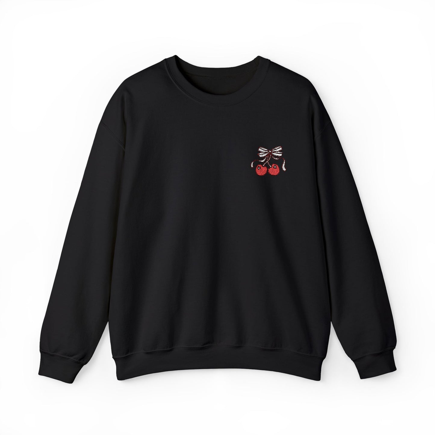 Cherry Embroidered - Sweatshirt