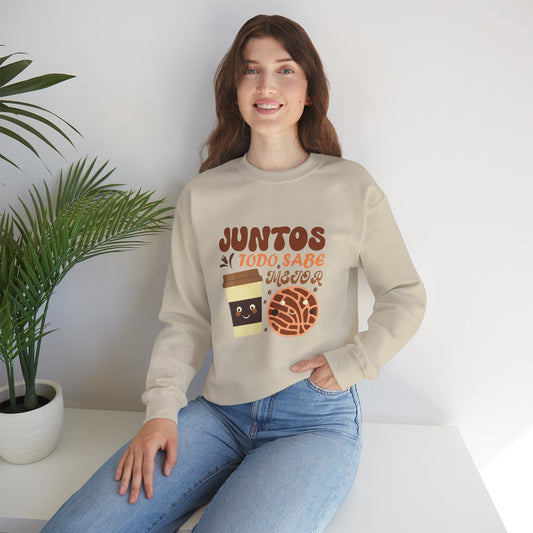 Juntos Todo Sabe Mejor Sweatshirt