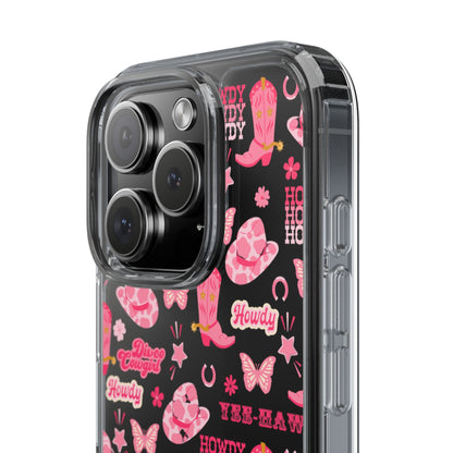 Cute Cowgirl - Clear Phone Case