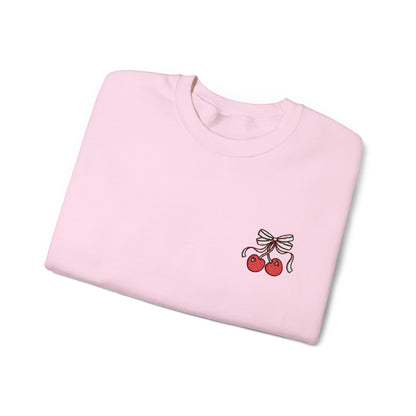 Cherry Embroidered - Sweatshirt
