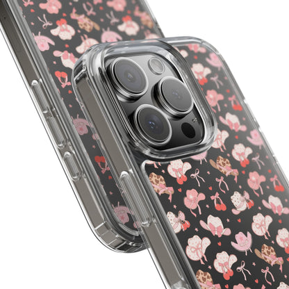 Cute Bow and Hats - Clear Phone Case