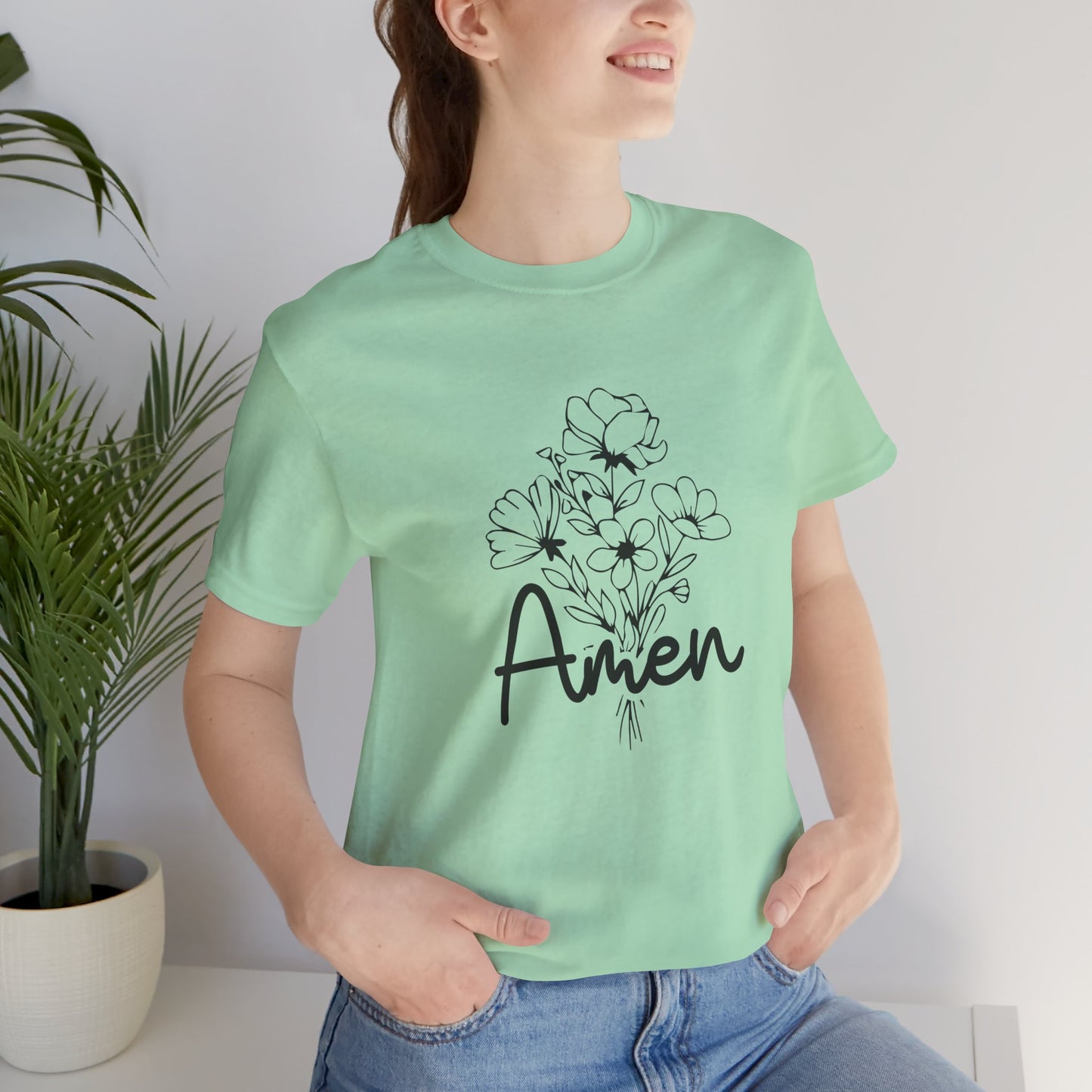 Floral Amen Tee