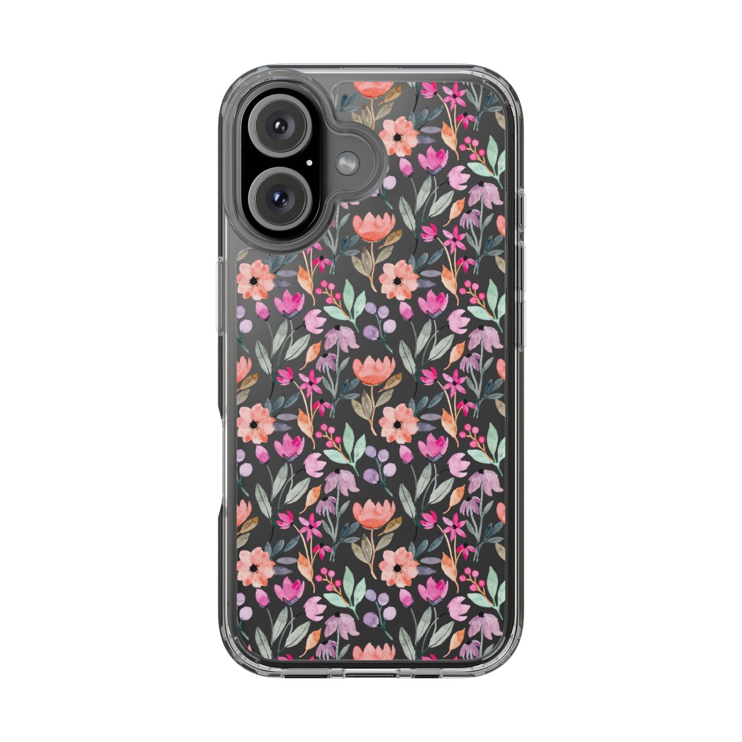 Floral - Clear Phone Case