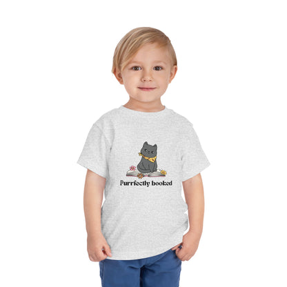 Purrfectly Booked Toddler Short Sleeve Tee