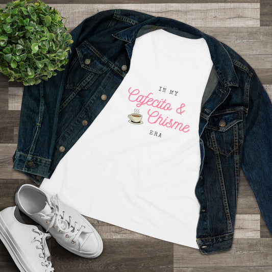 In My Cafecito & Chisme Cotton Tee