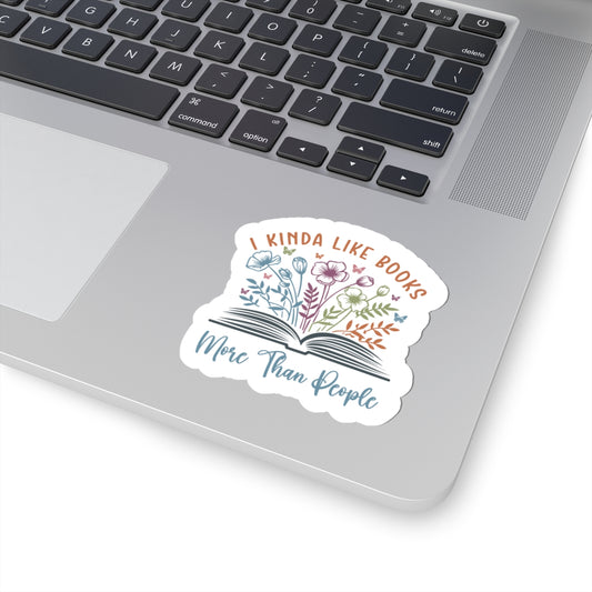 Book Lover Kiss-Cut Sticker