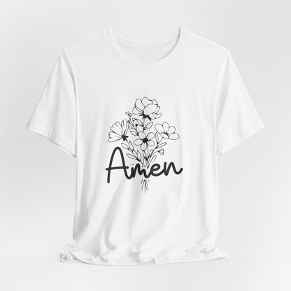 Floral Amen Tee