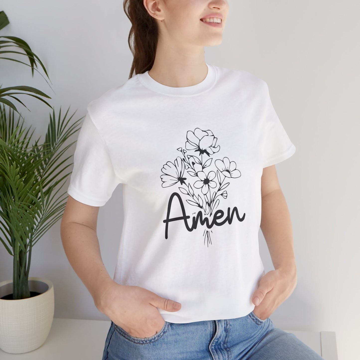 Floral Amen Tee
