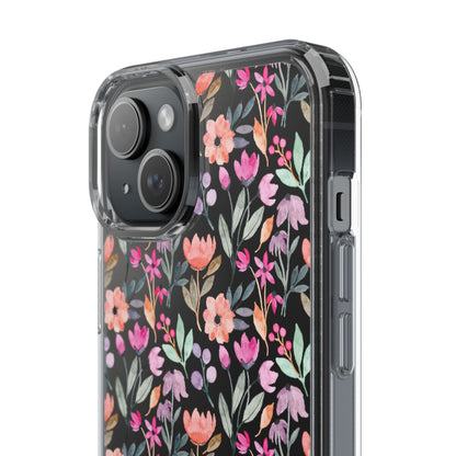 Floral - Clear Phone Case
