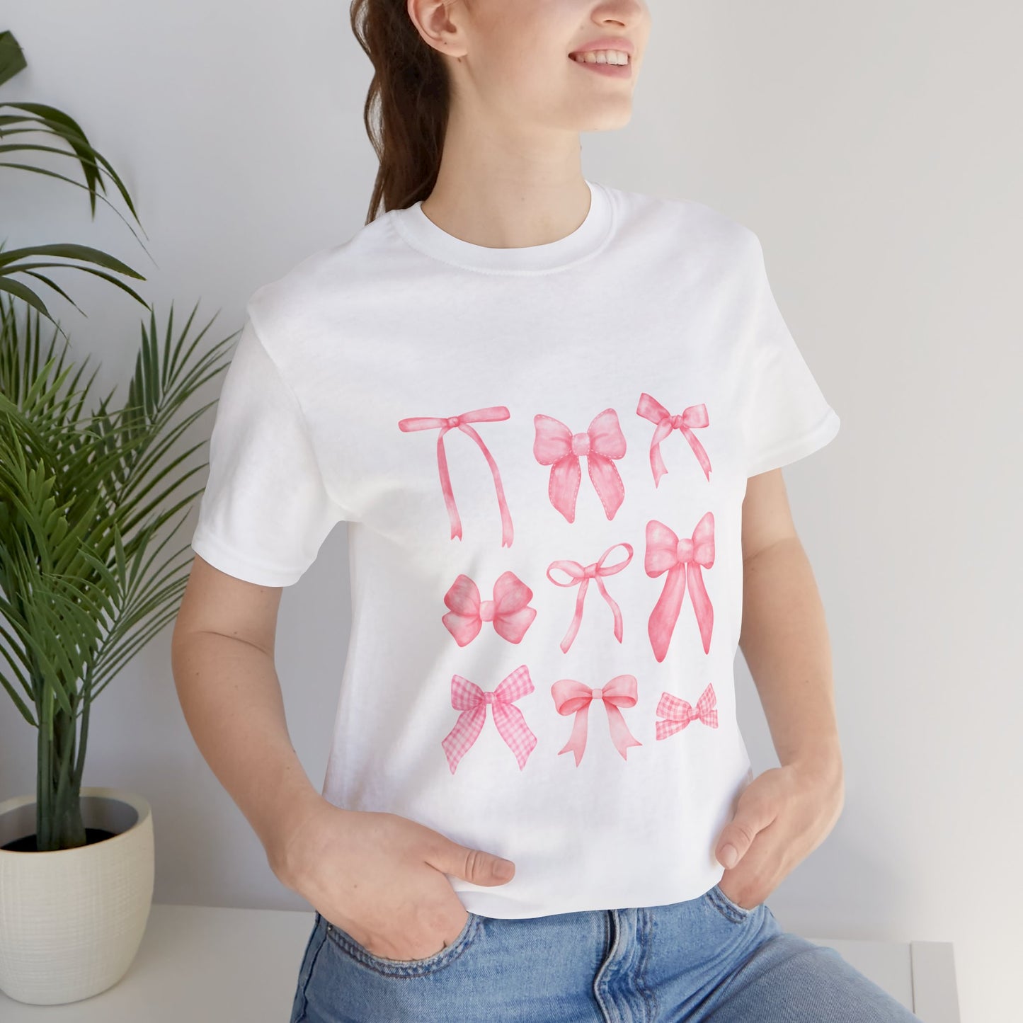 Cute Pink Ribbon Tee
