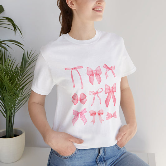 Cute Pink Ribbon Tee