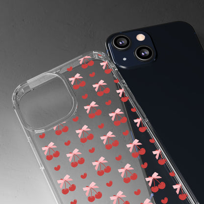 Cute Cherry - Clear Phone Case