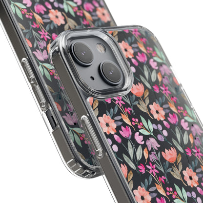 Floral - Clear Phone Case