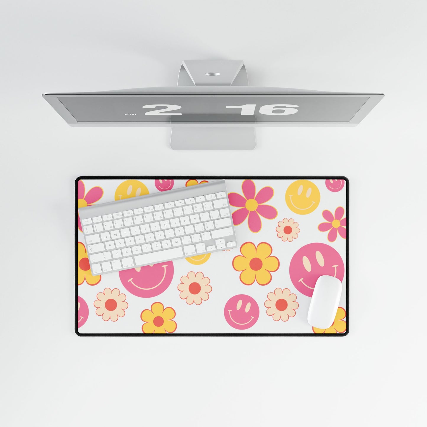 Desk Mat - Floral Smile