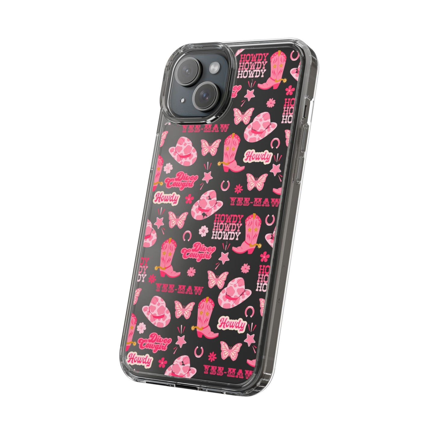 Cute Cowgirl - Clear Phone Case