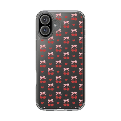 Cute Cherry - Clear Phone Case