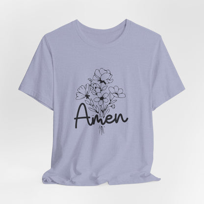 Floral Amen Tee