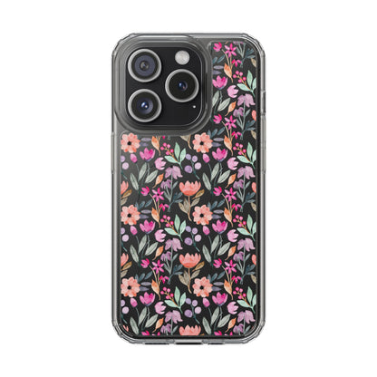 Floral - Clear Phone Case