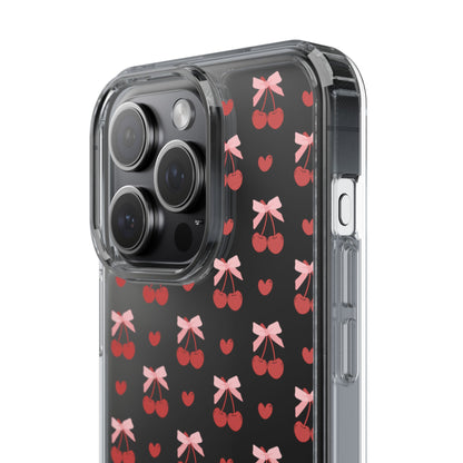 Cute Cherry - Clear Phone Case