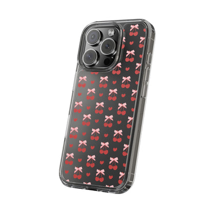 Cute Cherry - Clear Phone Case